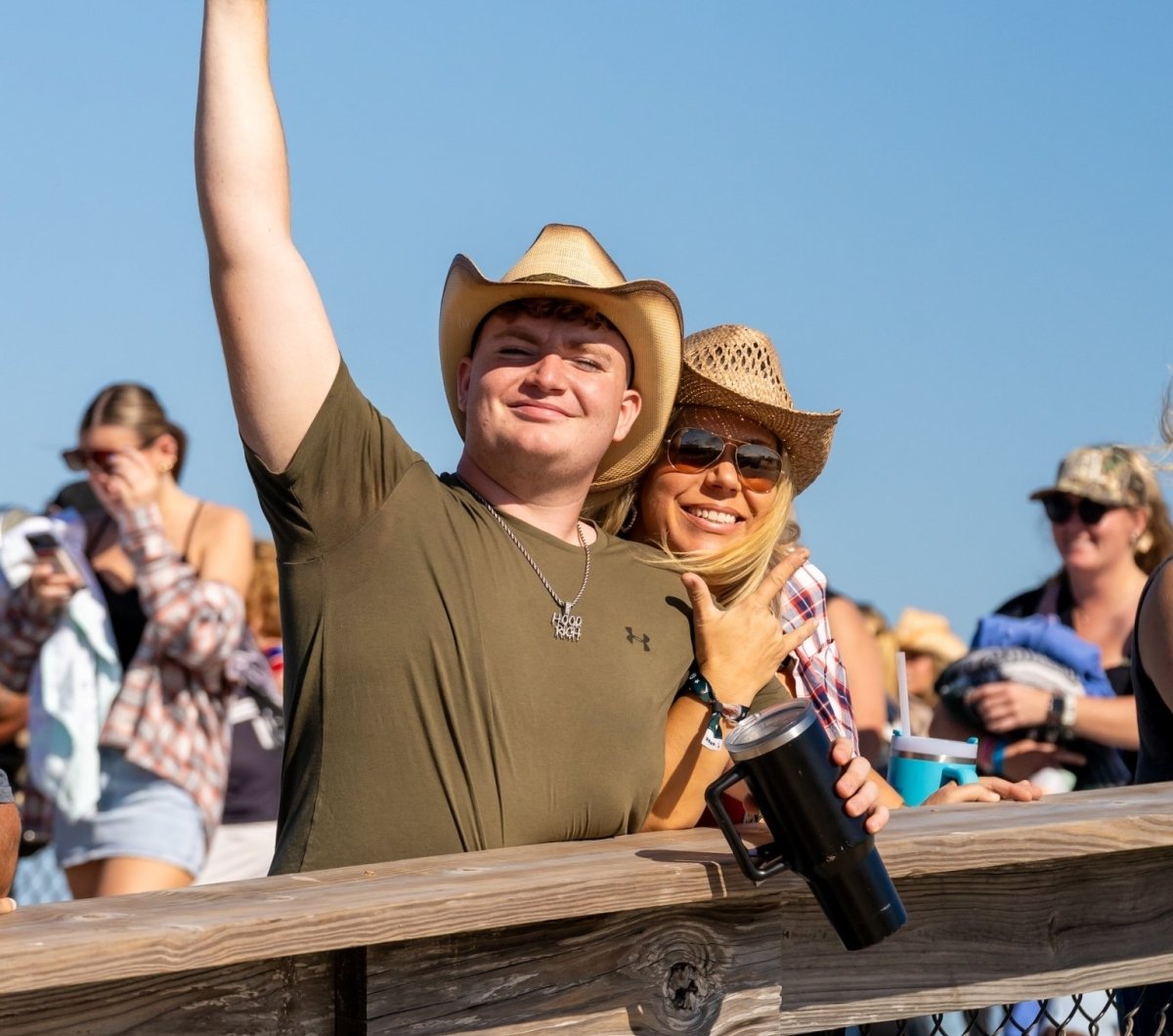 Country Calling Festival goers at Country Calling